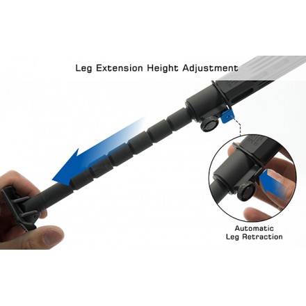 Bipiede, Big Bore Full Stability, 9"-14" Center Height - UTG