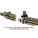 Adattatore per cinghia QD Sling Swivwl Adaptor Picatinny - UTG