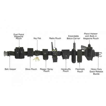 Law Enforcement and Security Belt System, Black - UTG