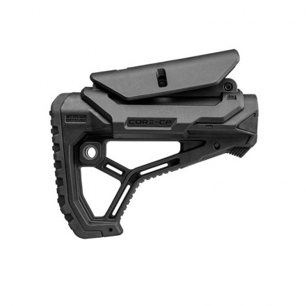 Collapsible Buttstock with Cheek Rest "GL CORE" for M4 / AR15 - Fab Defense
