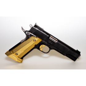 1911 Monarch Grips and Magwell BRASS set - M-Arms