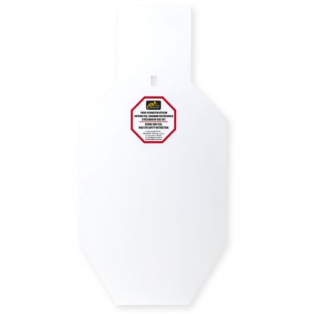 Torso Target, Hardox 600 Steel, White - Helikon Tex