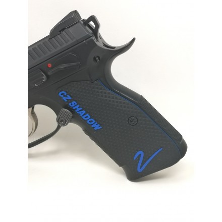 THIN ROUGHNECK Grips Shadow 2, Inlay & w/Liner - Lok Grips