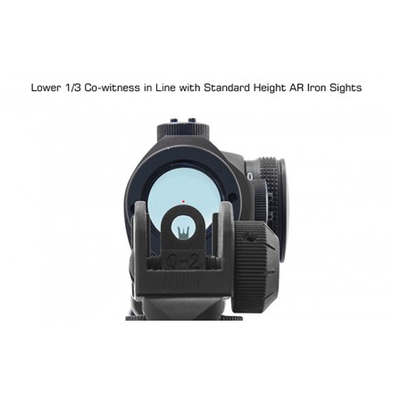 Attacco UTG Super Slim T1,  Co-witness 1/3 Inferiore - UTG