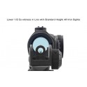 Attacco UTG Super Slim T1,  Co-witness 1/3 Inferiore - UTG