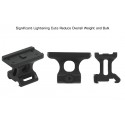 UTG Super Slim T1 Mount, Lower 1/3 Co-witness - UTG