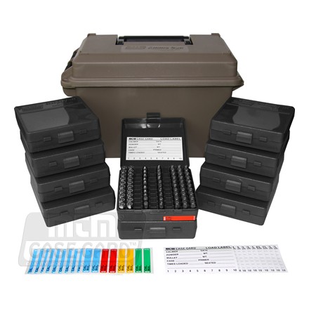 Valigetta Porta Munizioni Ammo Can ACC-9 + n° 10 Scatole Portacolpi P100-9 - MTM