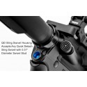 AR15 Quick Detach Receiver End Plate, Matte Black Steel - UTG