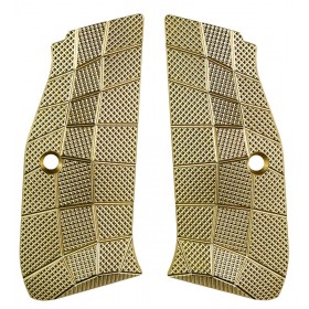 Palm Swell GridLOK Grips Shadow 2 (Brass), texture Aggressive - Lok Grips