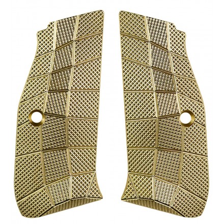 Guancette per Shadow 2 Palm Swell (Ergonimica) GridLOK in Ottone, texture Aggressive - Lok Grips