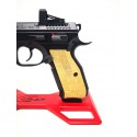 Palm Swell GridLOK Grips Shadow 2 (Brass), texture Aggressive - Lok Grips