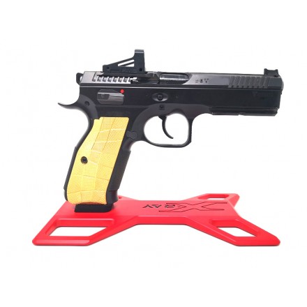 Guancette per Shadow 2 Palm Swell (Ergonimica) GridLOK in Ottone, texture Aggressive - Lok Grips
