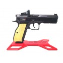 Palm Swell GridLOK Grips Shadow 2 (Brass), texture Aggressive - Lok Grips