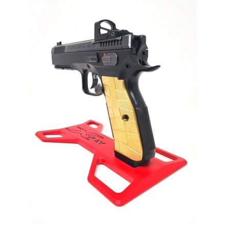 Guancette per Shadow 2 Palm Swell (Ergonimica) GridLOK in Ottone, texture Aggressive - Lok Grips
