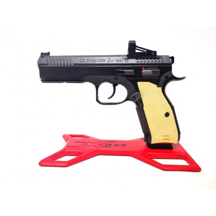 Grips For CZ 75 SP01 Shadow / Shadow 2 DotMatrix Ergo, Brass - Kummer