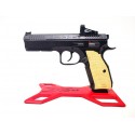 Grips For CZ 75 SP01 Shadow / Shadow 2 DotMatrix Ergo, Brass - Kummer