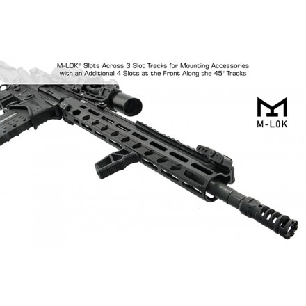 Handguard Arwen 14" M-LOK Free Float, Nero - UTG PRO