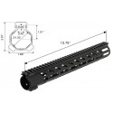 Arwen 14" M-LOK Free Float Handguard, Black - UTG PRO