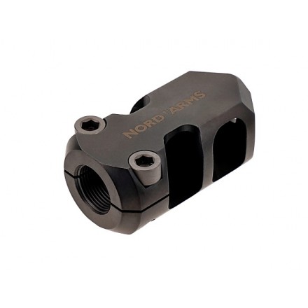 Muzzle Brake .308/7.62, 35mm, clamp, 5/8x24TPI - Nord Arms