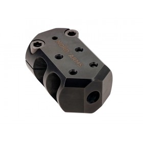 Muzzle brake, 338, 40 mm, clamp, M18x1 - Nord Arms