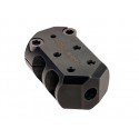 Muzzle brake, 338, 40 mm, clamp, M18x1 - Nord Arms