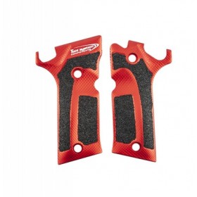 Guancette Alluminio per Beretta 92X Performance con Grip Tape, profilo Palm Swell - Toni System