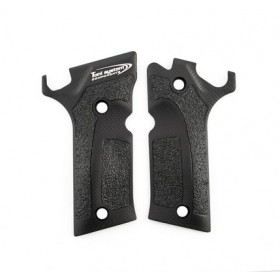 Guancette Alluminio per Beretta 92X Performance con Grip Tape, profilo Palm Swell - Toni System 2