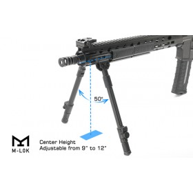 Recon Flex® II Bipod, 9"-12" Center Height, M-LOK - UTG 2