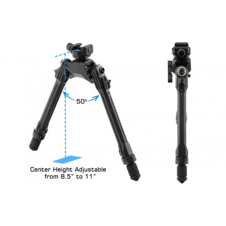 UTG PRO TBNR Bipod, 8.5"-11" Center Height, Picatinny - UTG PRO