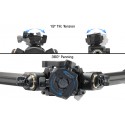 Bipiede UTG PRO TBNR, altezza centrale 8,5 "-11", Attacco Picatinny - UTG PRO