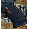 Guancette per CZ 75 Tactical Sport /Czech Mate Palm Swell Checkered - CZ TSO Color Fill & Liner (sottili) - Lok Grips