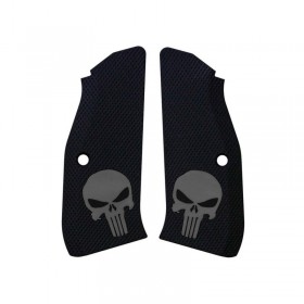 CZ Shadow 2 Grips Thin Full Checkered Punisher - Lok Grips