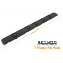 Cover a Profilo Basso per Rail Keymod, lunghezza 5,5" (Set 7 pz.) - UTG