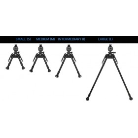 Intermediary Bipod, 26-41 cm/10-16", 15 Position, Carbon - Nord Arms 2