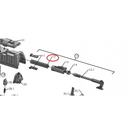 Striker Spring for Walther P99, Q5 - Walther