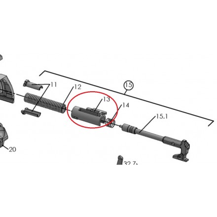Striker Guide for Walther P99, Q5 Match - Walther