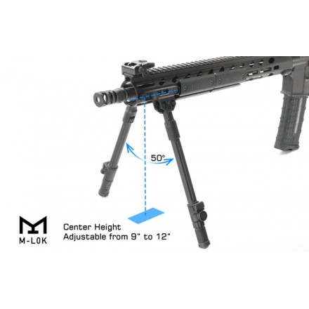 Recon Flex® II Bipod, 7"-9" Center Height, M-LOK - UTG