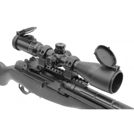 Coppia di anelli per fissaggio ottiche P.O.I.® professionali da 30 mm, per slitte Picatinny - UTG