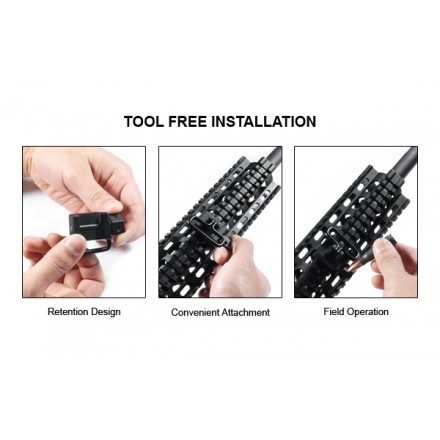 Picatinny Sling Swivel Mount with 1.25" Loop - UTG
