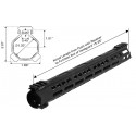 Forerunner 15" M-LOK® Free Float Handguard - UTG PRO