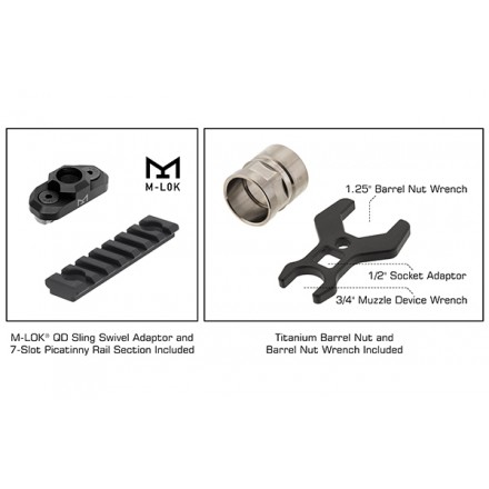 Forerunner 15" M-LOK® Free Float Handguard - UTG PRO