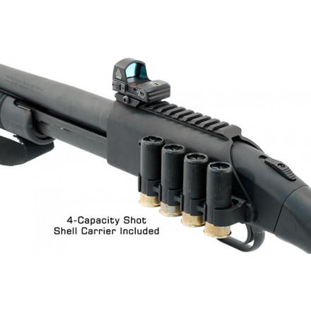 Attacco Ottica UTG 590, con Slitta Picatinny per Mossberg 590/500 Cal. 12 - UTG