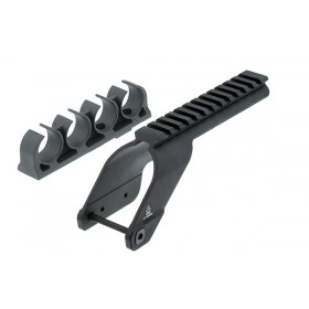 UTG 590 Scope Mount, with Picatinny Rail for Mossberg 590/500 Cal. 12 - UTG