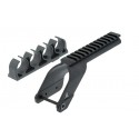 Attacco Ottica UTG 590, con Slitta Picatinny per Mossberg 590/500 Cal. 12 - UTG