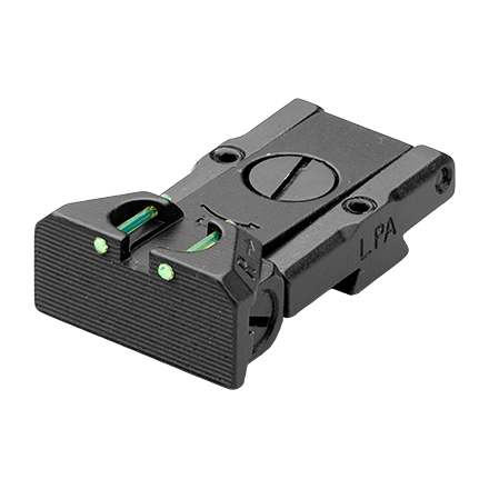 Adjustable Rear Sight with Fibre Optic, for 1911 and Clones (Bomar Cut) - LPA