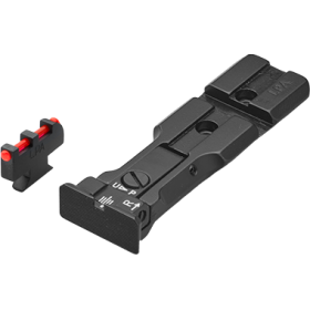 Rear Sight "Red Dot Ready" + Front Sight with Fiber Optic, for Relvolver Smith &  Wesson - LPA