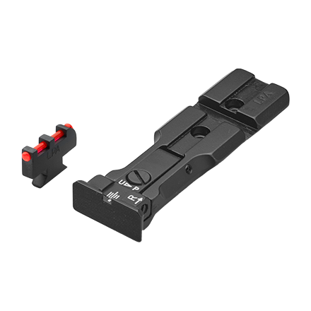 Tacca di Mira Target "Red Dot Ready" + Mirino con Fibra Ottica, per Relvolver Smith &  Wesson - LPA