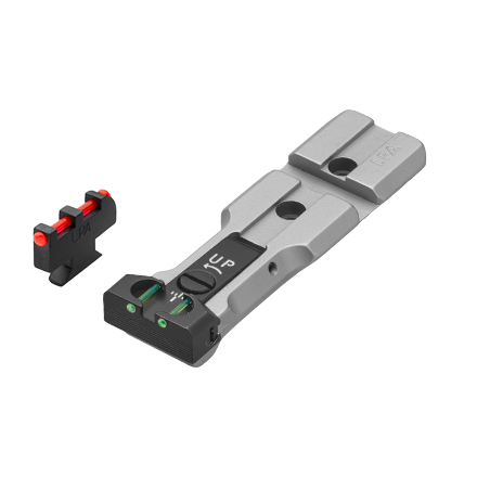 Tacca di Mira con Fibre Ottiche "Red Dot Ready" + Mirino con Fibra Ottica, per Relvolver Smith &  Wesson - LPA