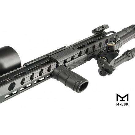 Impugnatura Frontale Polimerica Compact, attacco M-LOK, Matte Black - UTG