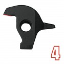 Cane Custom  SA / DA SHADOW, per CZ 75 SP-01 Shadow / Shadow 2 - KMR